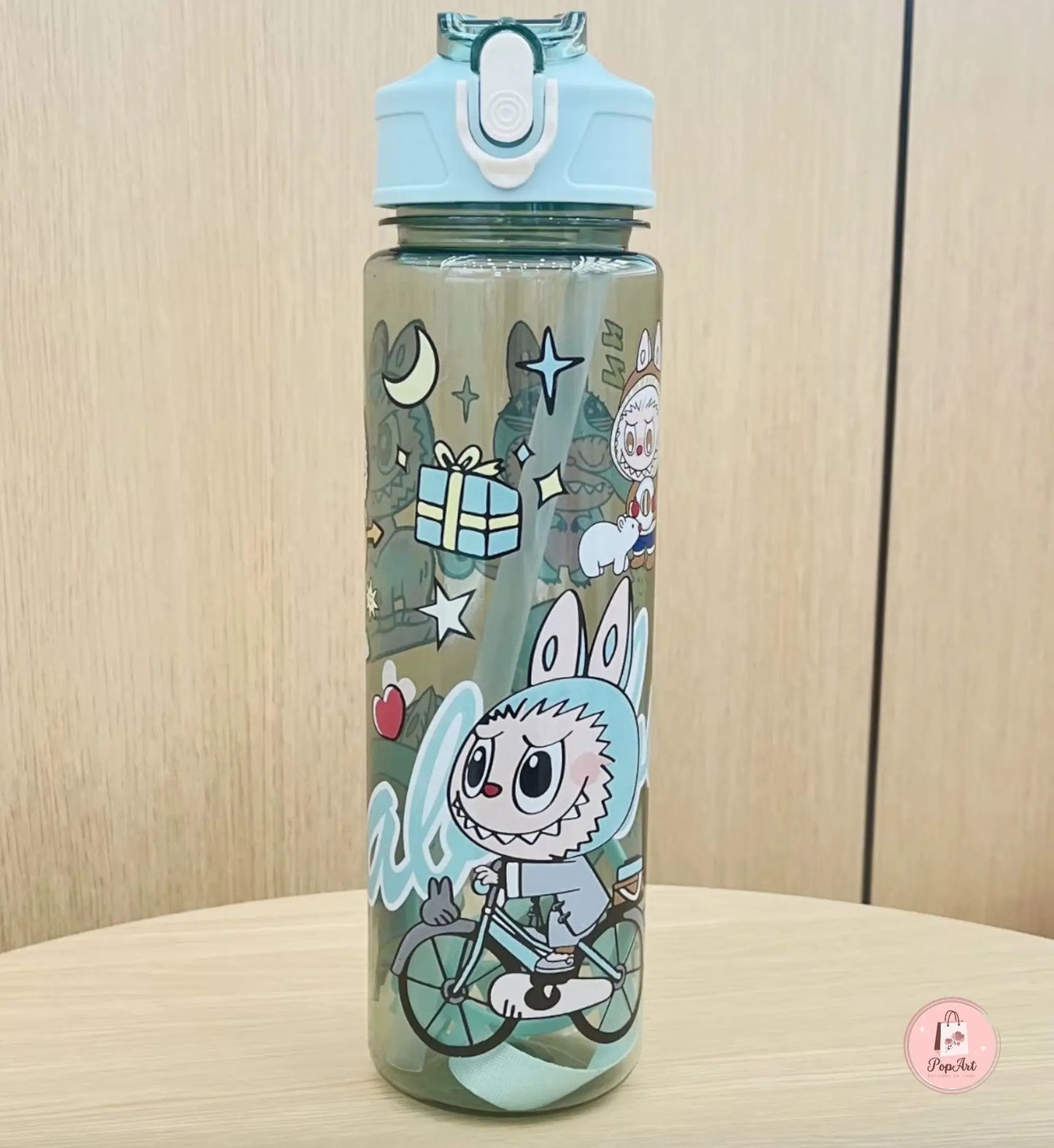 Gourde Labubu Bleu Boutique PopArt
