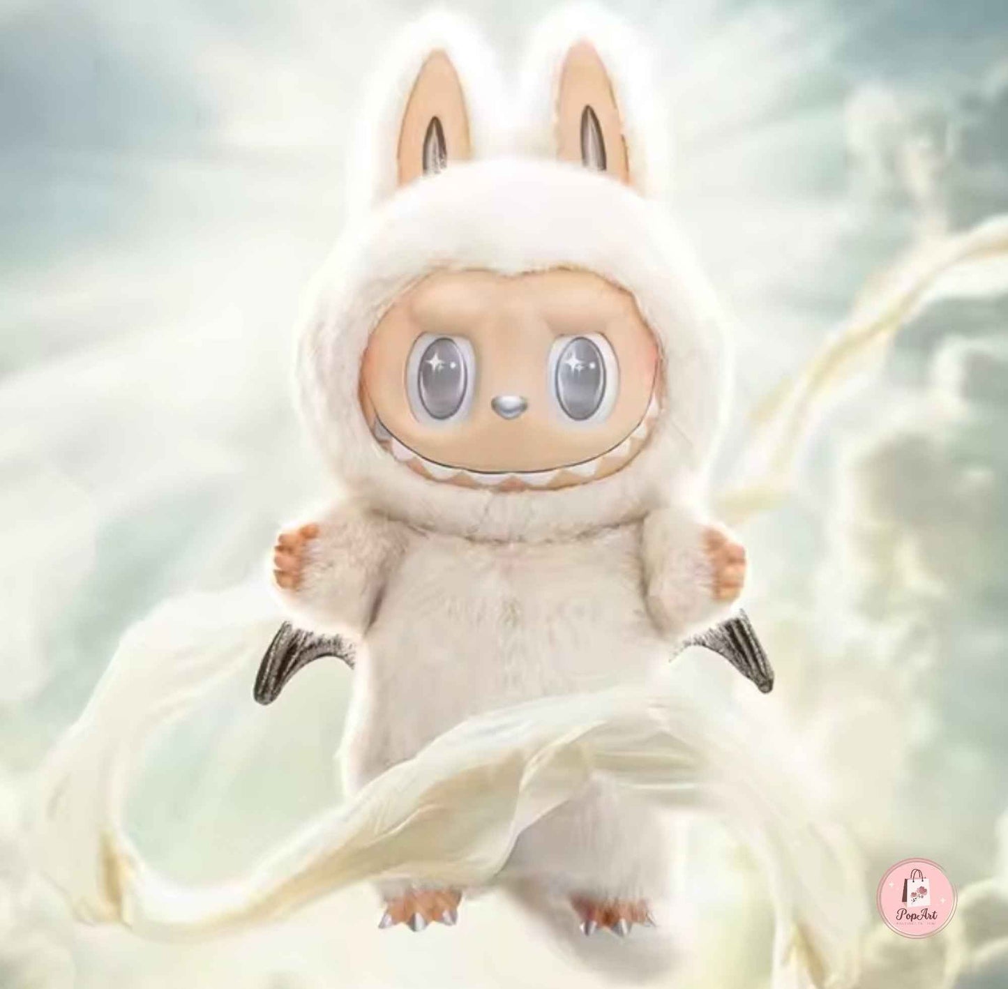Pop Mart The Monsters Labubu Zimomo Angel in Clouds Figure - Boutique PopArt