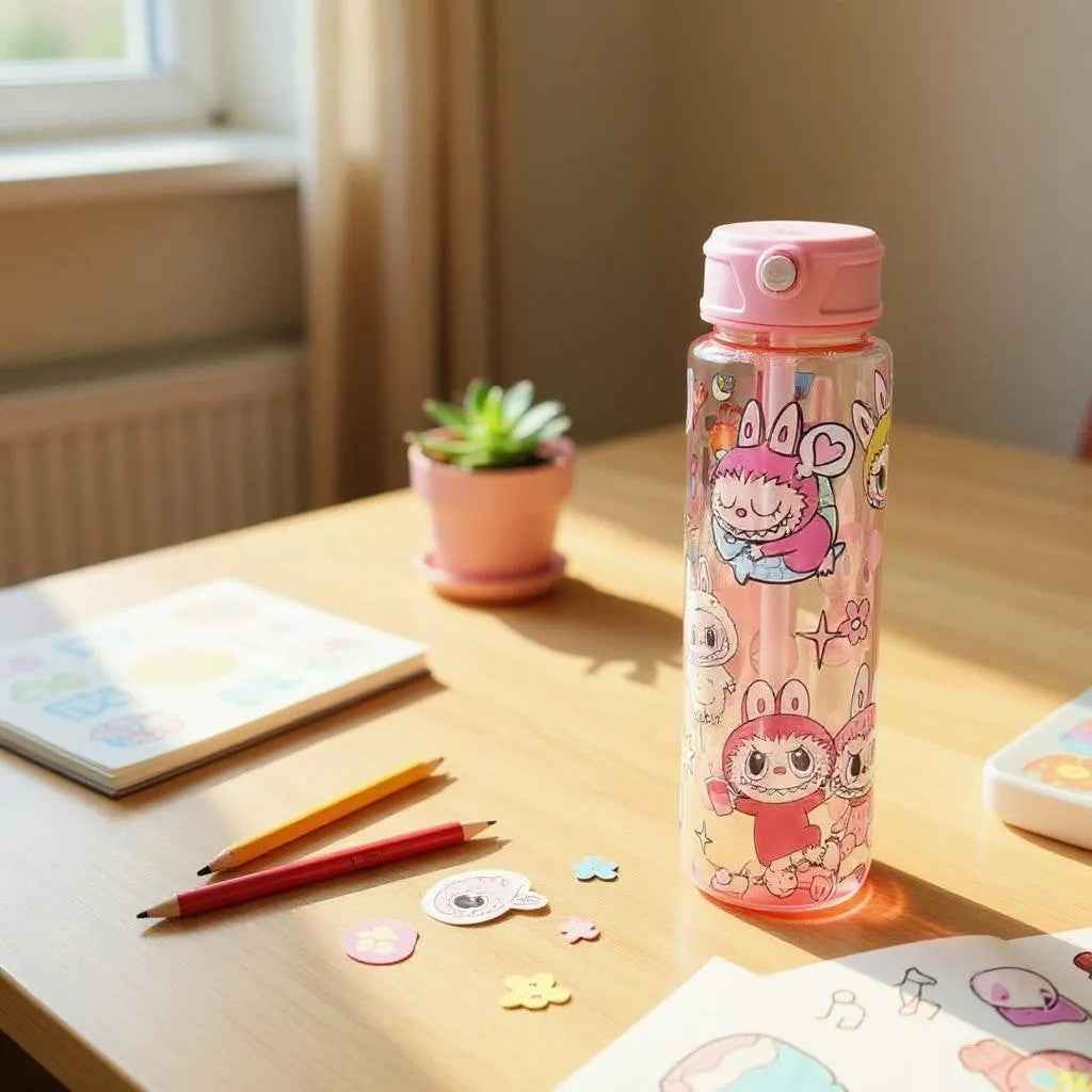 Gourde Labubu Rose - Boutique PopArt