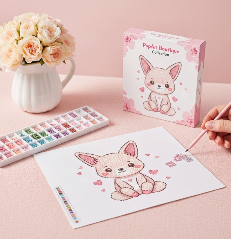 Kit Diamond Painting – Tableau à strass DIY scintillant - Boutique PopArt