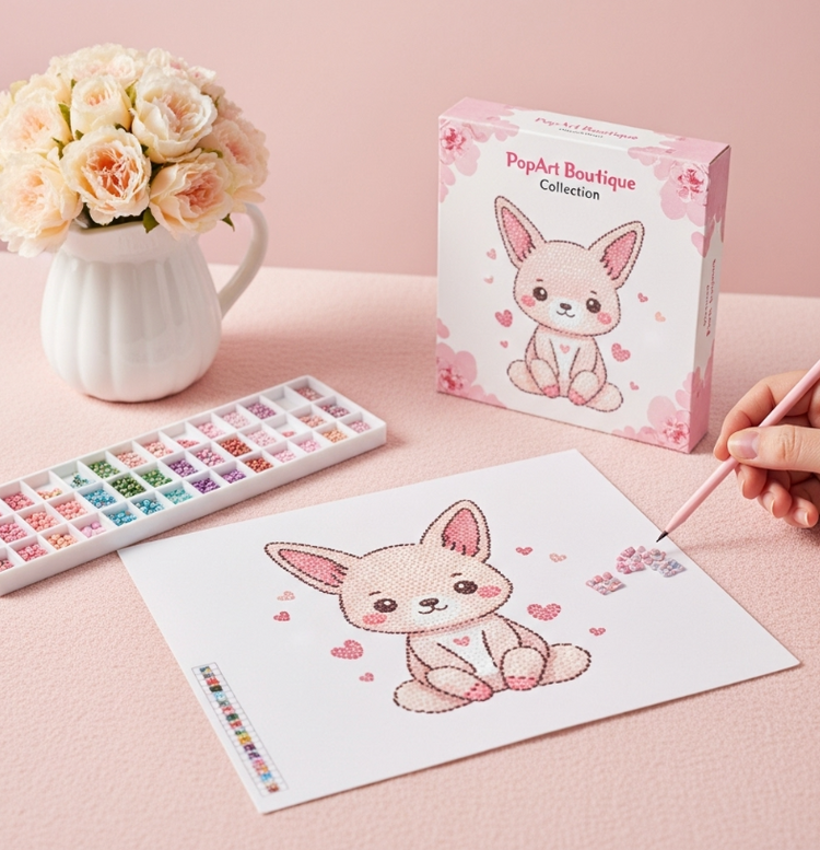 Kit Diamond Painting – Tableau à strass DIY scintillant - Boutique PopArt