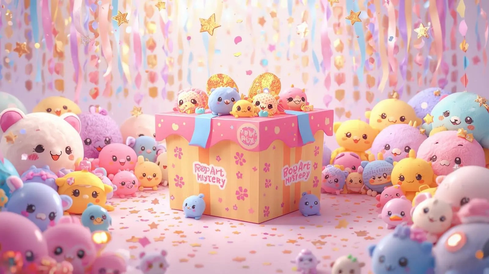 Boîte Mystère Kawaii PopArt-Surprises adorables à découvrir ! Boutique PopArt
