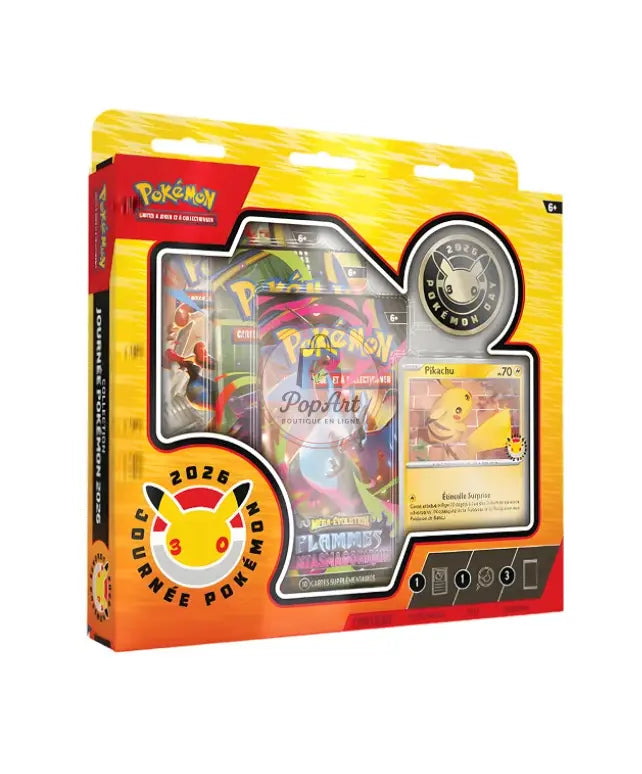 FR - Coffret 30 Ans Journée 2026 Pikachu avec SWIRL Boutique PopArt