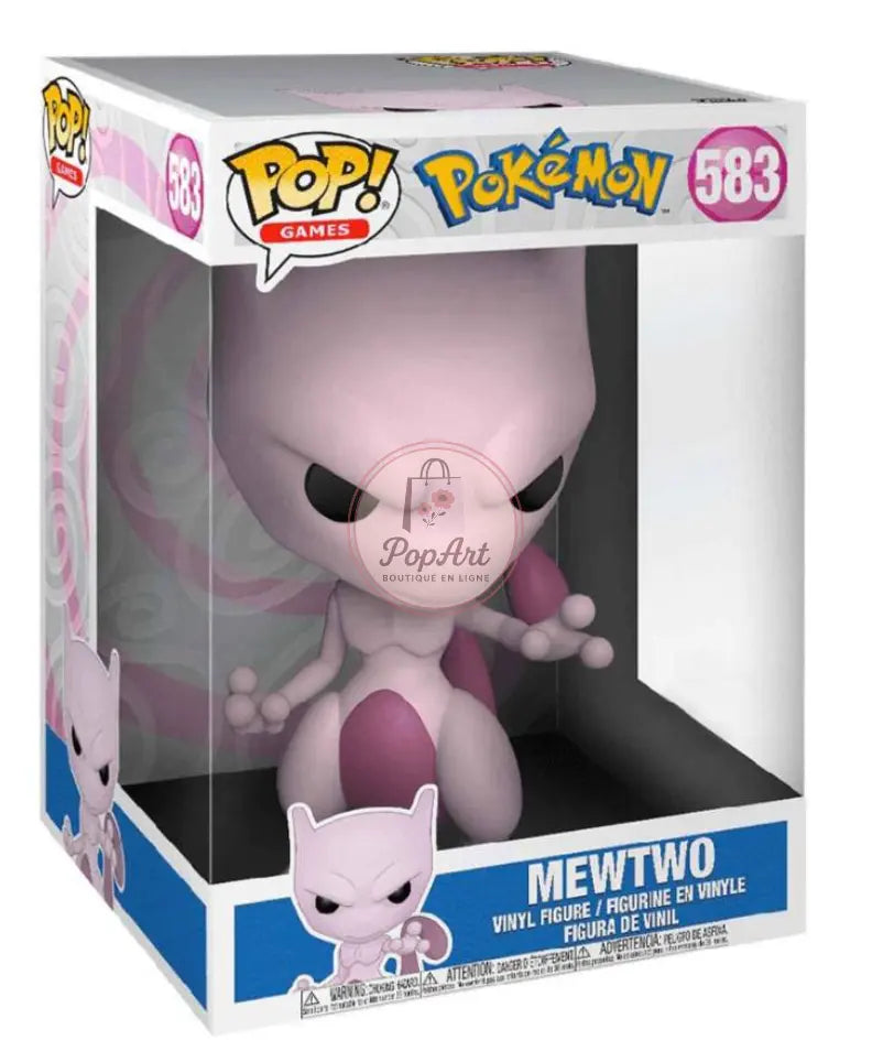 Funko Pop! Jumbo: Pokemon - Mewtwo - Figurine en Vinyle à Collectionner Boutique PopArt