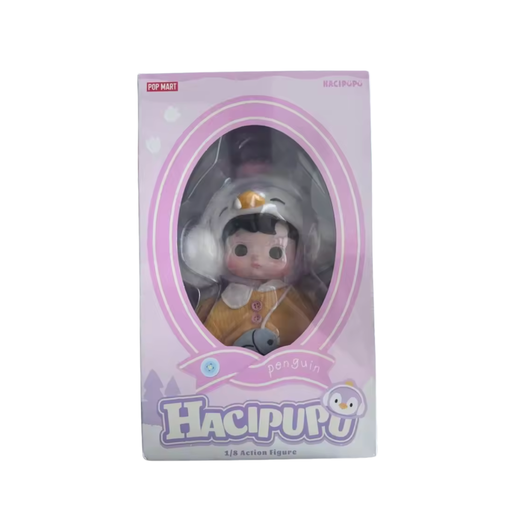 POPMART Hacipupu Stitch 1/8 Action Figure and Penguin Boutique PopArt