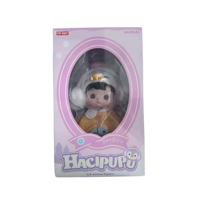 POPMART Hacipupu Stitch 1/8 Action Figure and Penguin Boutique PopArt