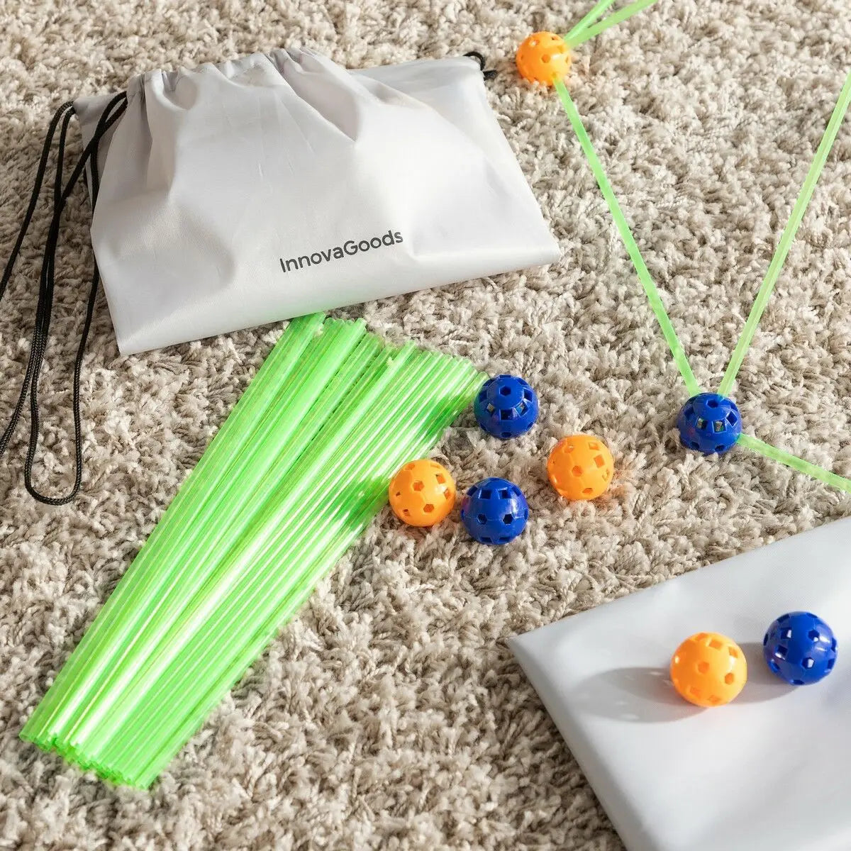 Kit de Construction de Fort pour Enfants Archikitt InnovaGoods 85 Pièces Boutique PopArt
