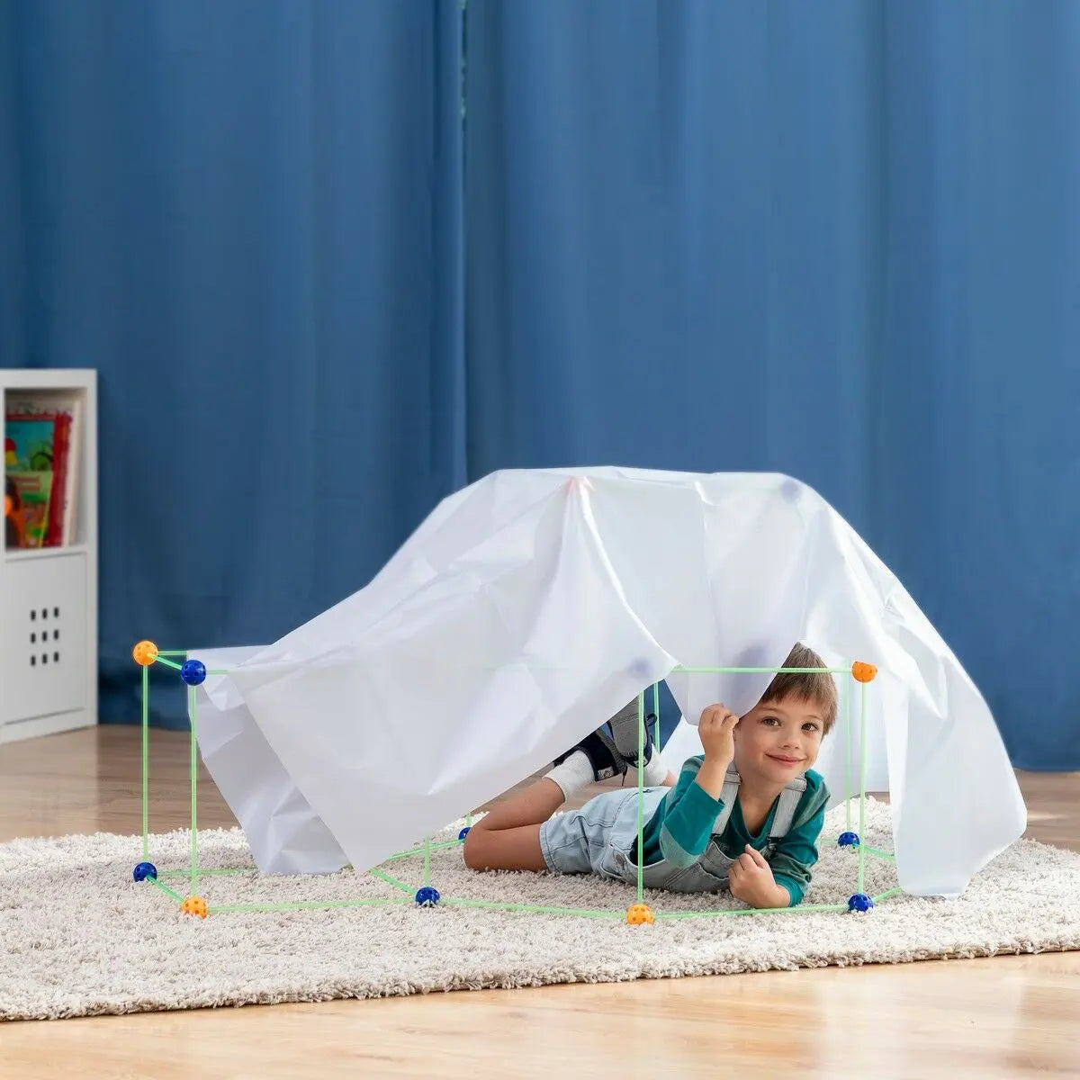 Kit de Construction de Fort pour Enfants Archikitt InnovaGoods 85 Pièces Boutique PopArt