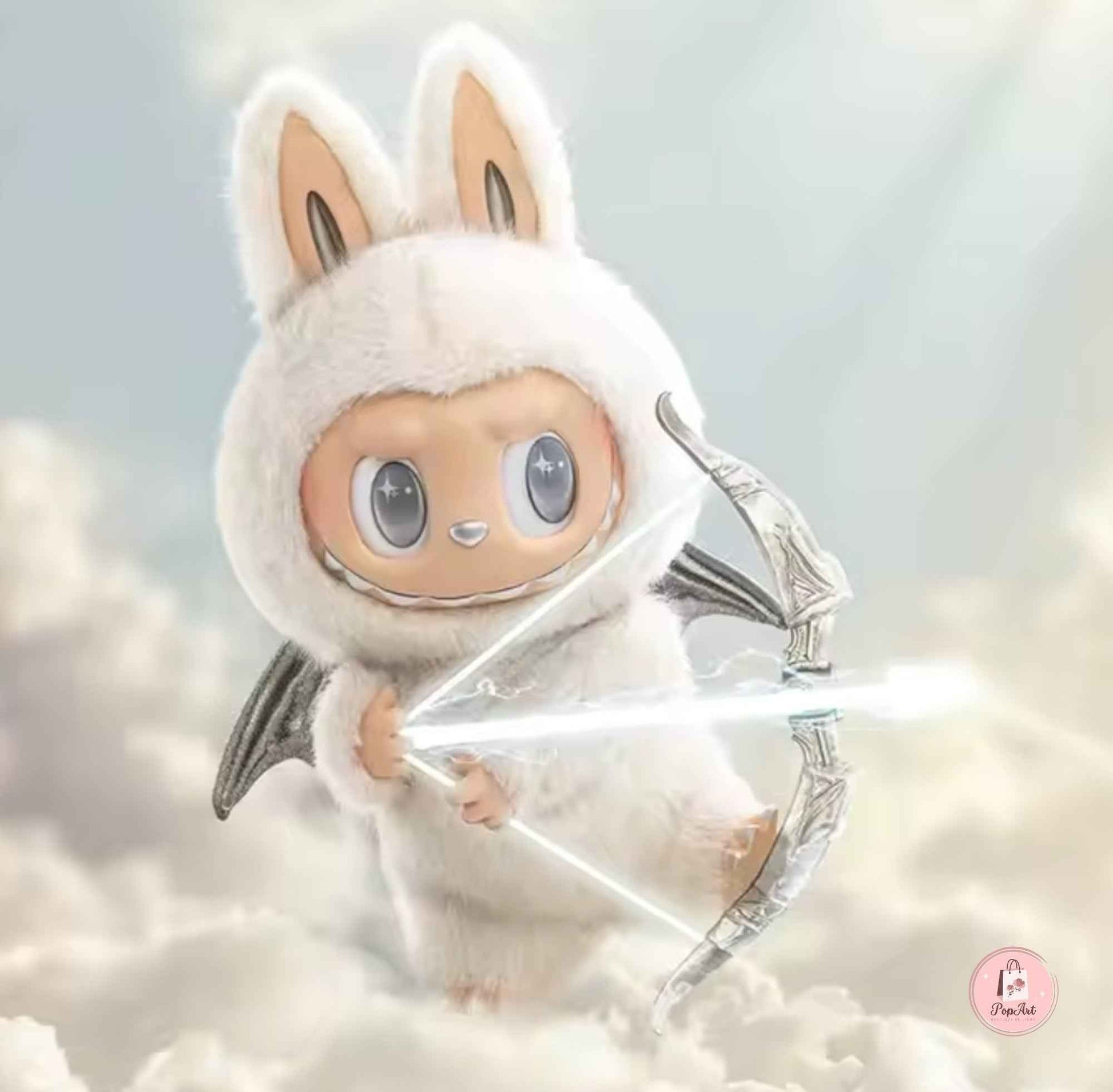 Pop Mart The Monsters Labubu Zimomo Angel in Clouds Figure - Boutique PopArt