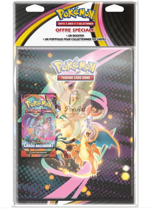 Portfolio Dracolosse + 1 Booster ME04 - Chaos Ascendant Boutique PopArt
