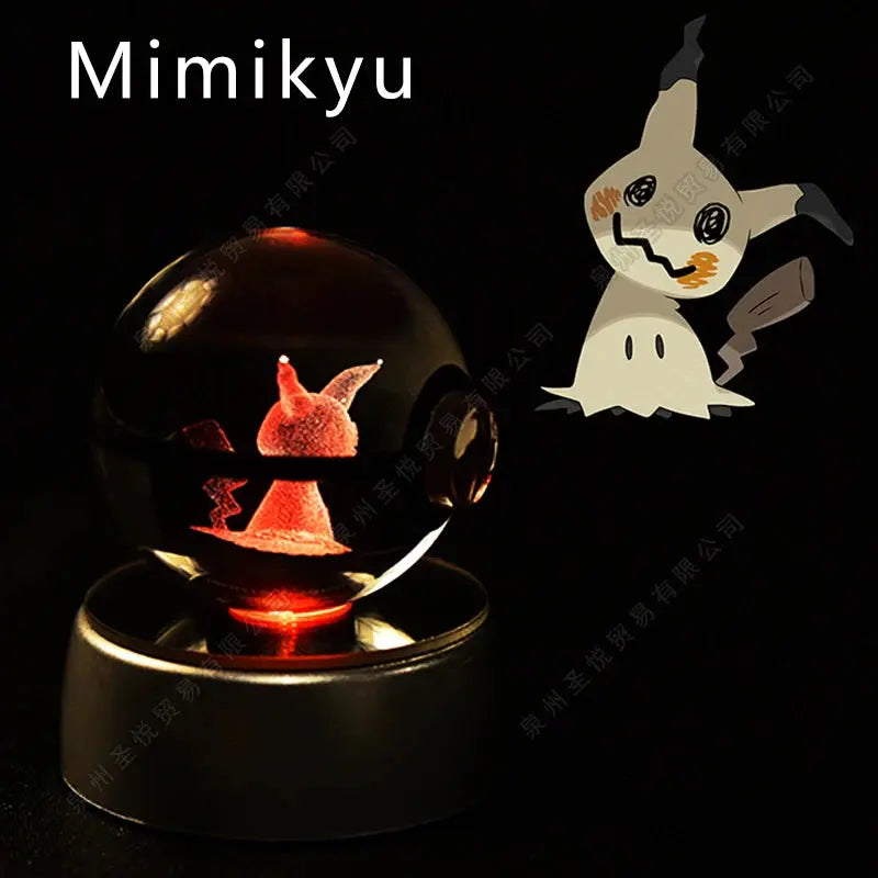 Veilleuse Pokemon Crystal PokeBall Boutique PopArt