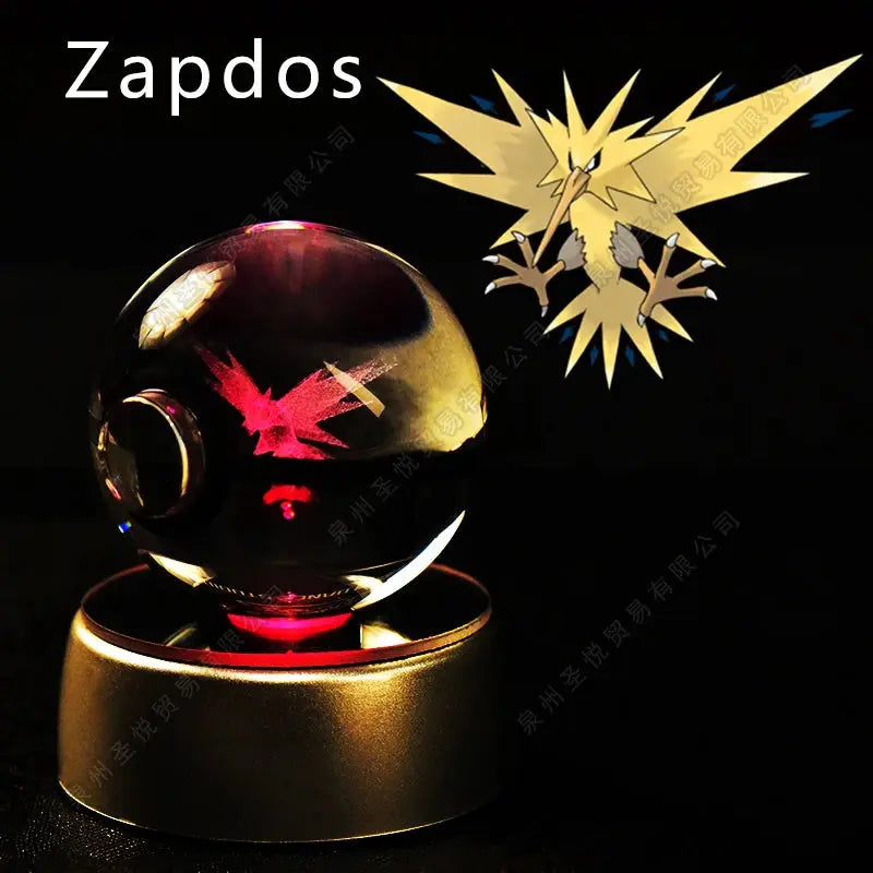Veilleuse Pokemon Crystal PokeBall Boutique PopArt