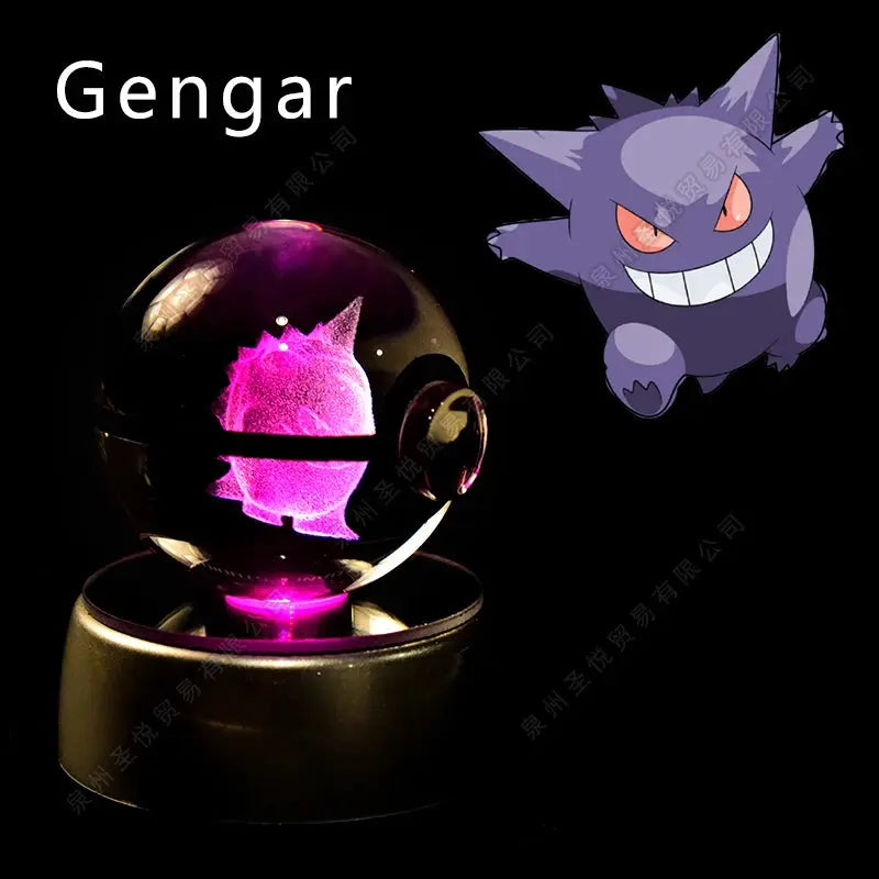 Veilleuse Pokemon Crystal PokeBall Boutique PopArt