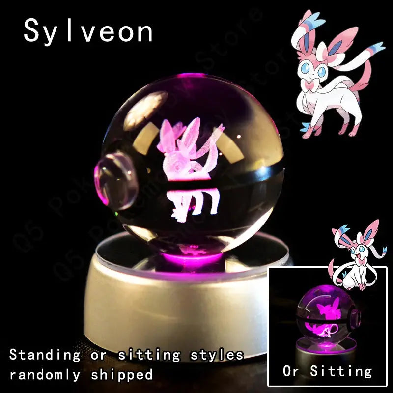 Veilleuse Pokemon Crystal PokeBall Boutique PopArt