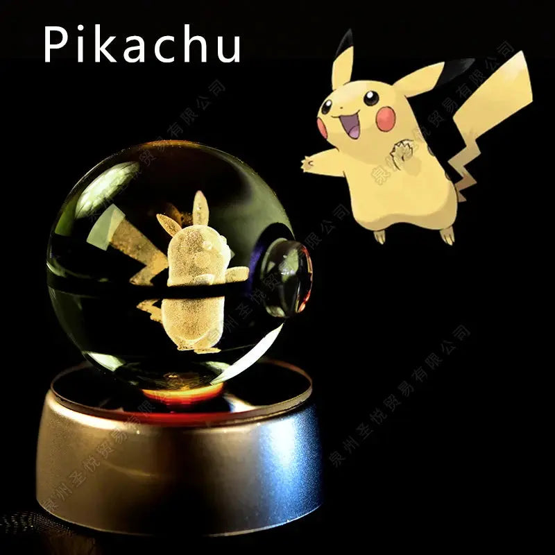 Veilleuse Pokemon Crystal PokeBall Boutique PopArt
