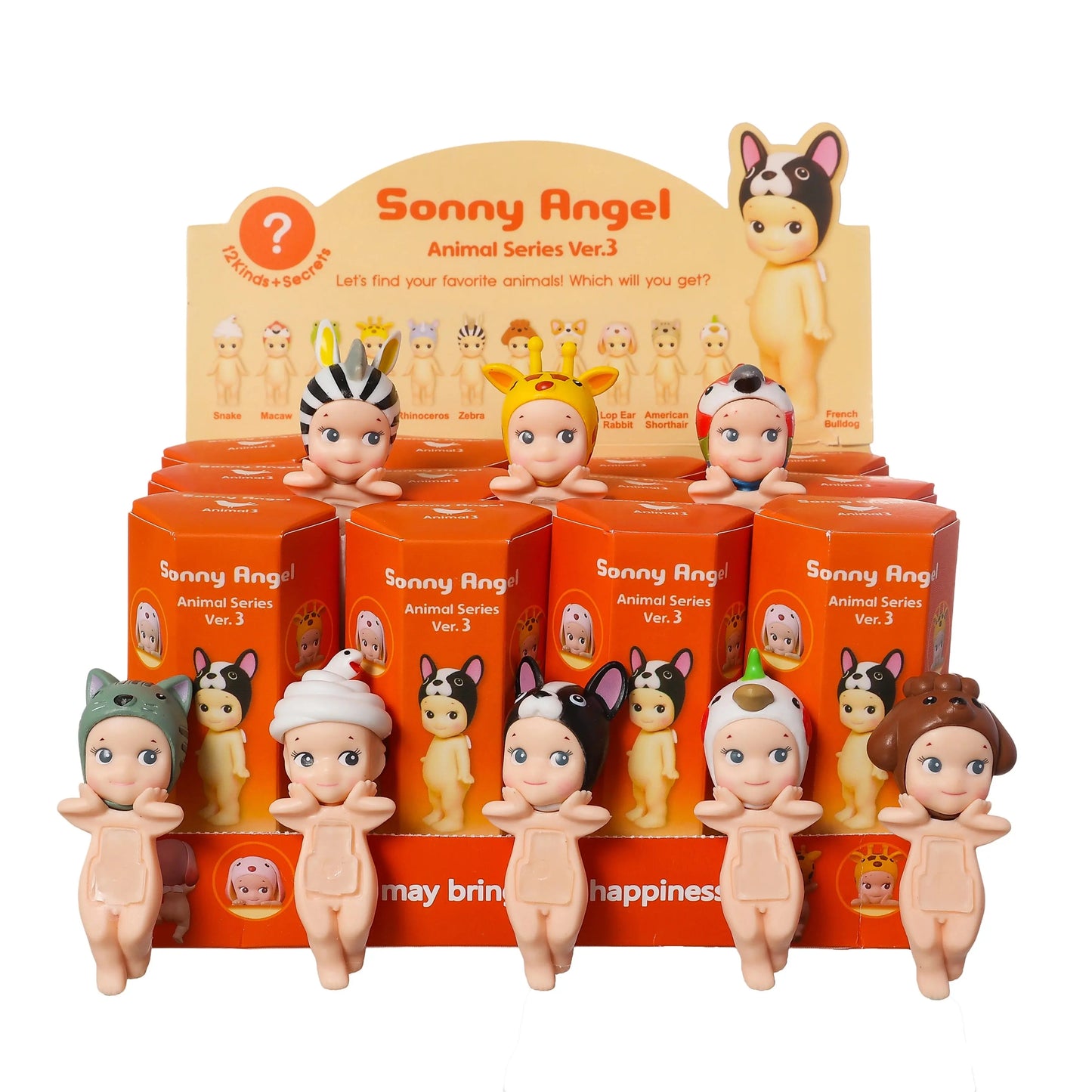 Sonny Angel Party Animal Sleep Hippies Boutique PopArt