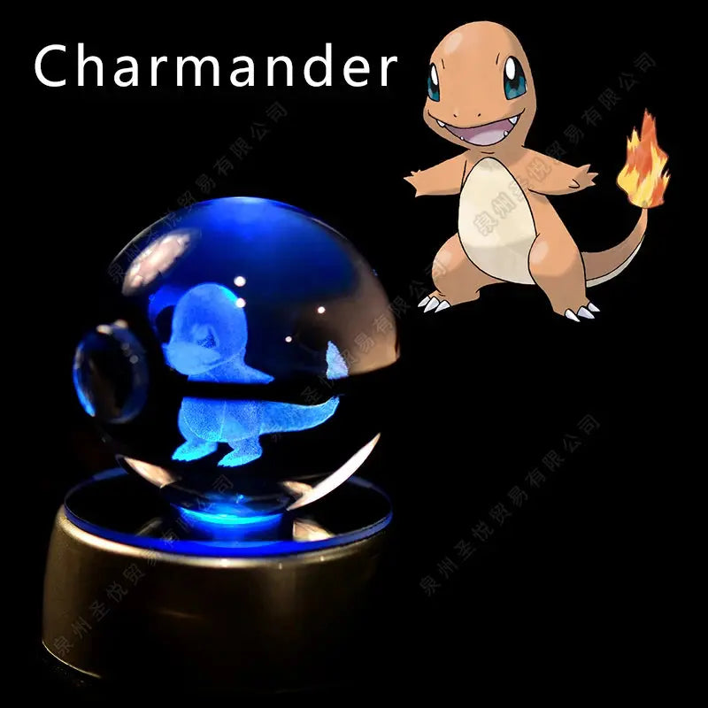 Veilleuse Pokemon Crystal PokeBall Boutique PopArt