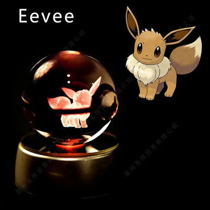 Veilleuse Pokemon Crystal PokeBall Boutique PopArt