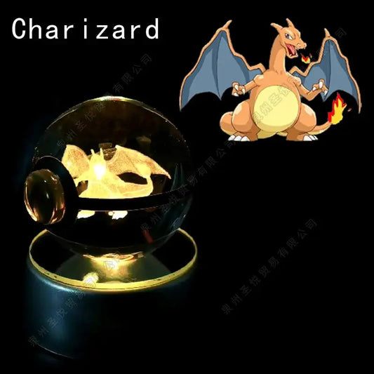 Veilleuse Pokemon Crystal PokeBall Boutique PopArt