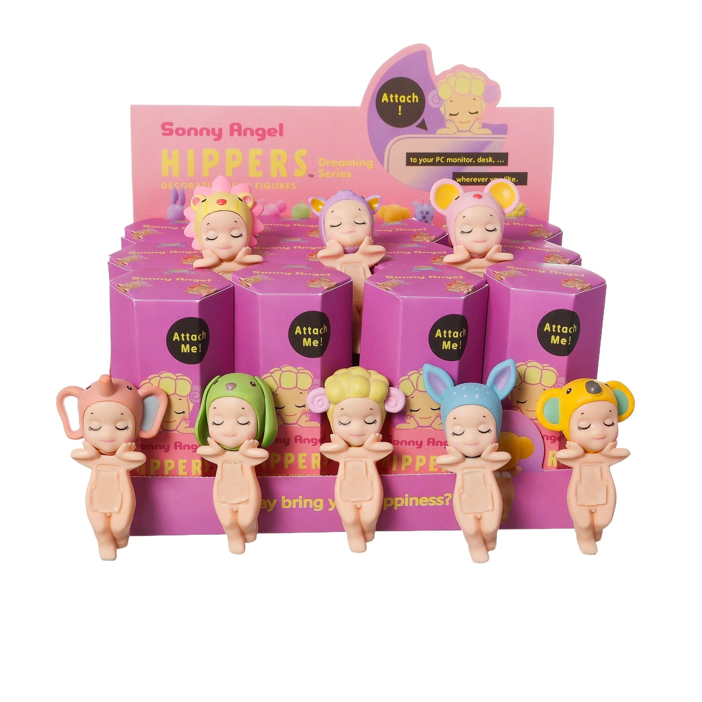 Sonny Angel Party Animal Sleep Hippies Boutique PopArt