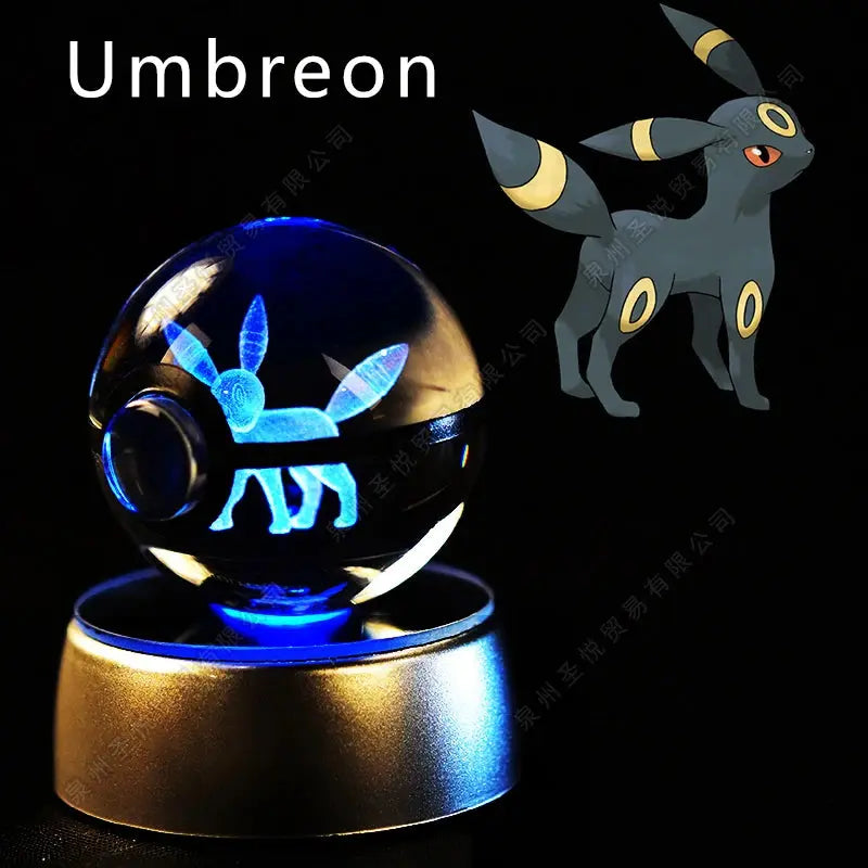 Veilleuse Pokemon Crystal PokeBall Boutique PopArt