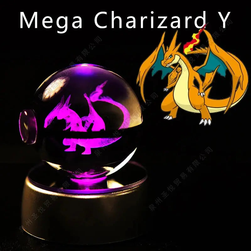Veilleuse Pokemon Crystal PokeBall Boutique PopArt