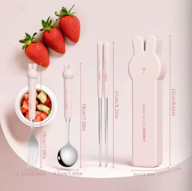 Set de Vaisselle Portable-Mignon et Pratique ! Boutique PopArt