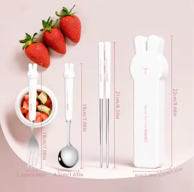 Set de Vaisselle Portable-Mignon et Pratique ! Boutique PopArt