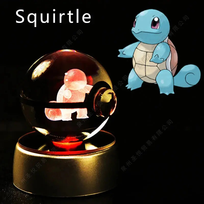 Veilleuse Pokemon Crystal PokeBall Boutique PopArt
