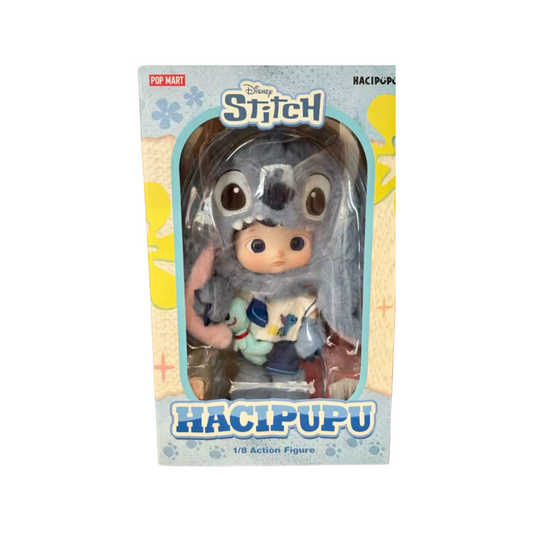 POPMART Hacipupu Stitch 1/8 Action Figure and Penguin Boutique PopArt