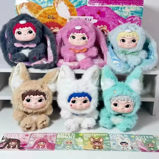 WAKUKU Fox And Rabbit Mischievous Diary Boutique PopArt