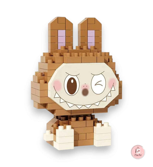 Labubu Lego Marron - Boutique PopArt