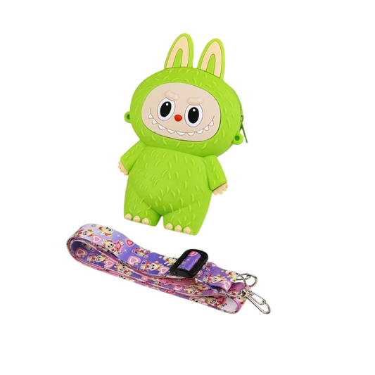 Porte Monnaie Labubu Green - Boutique PopArt