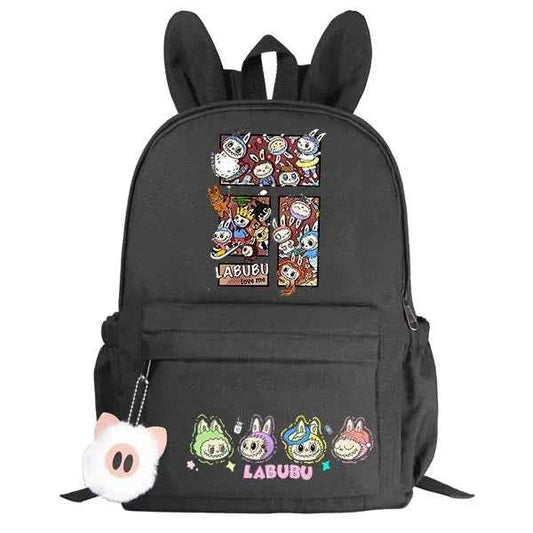 Sac à Dos Labubu Noir - Boutique PopArt